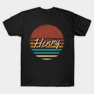 Henry Vintage Text T-Shirt